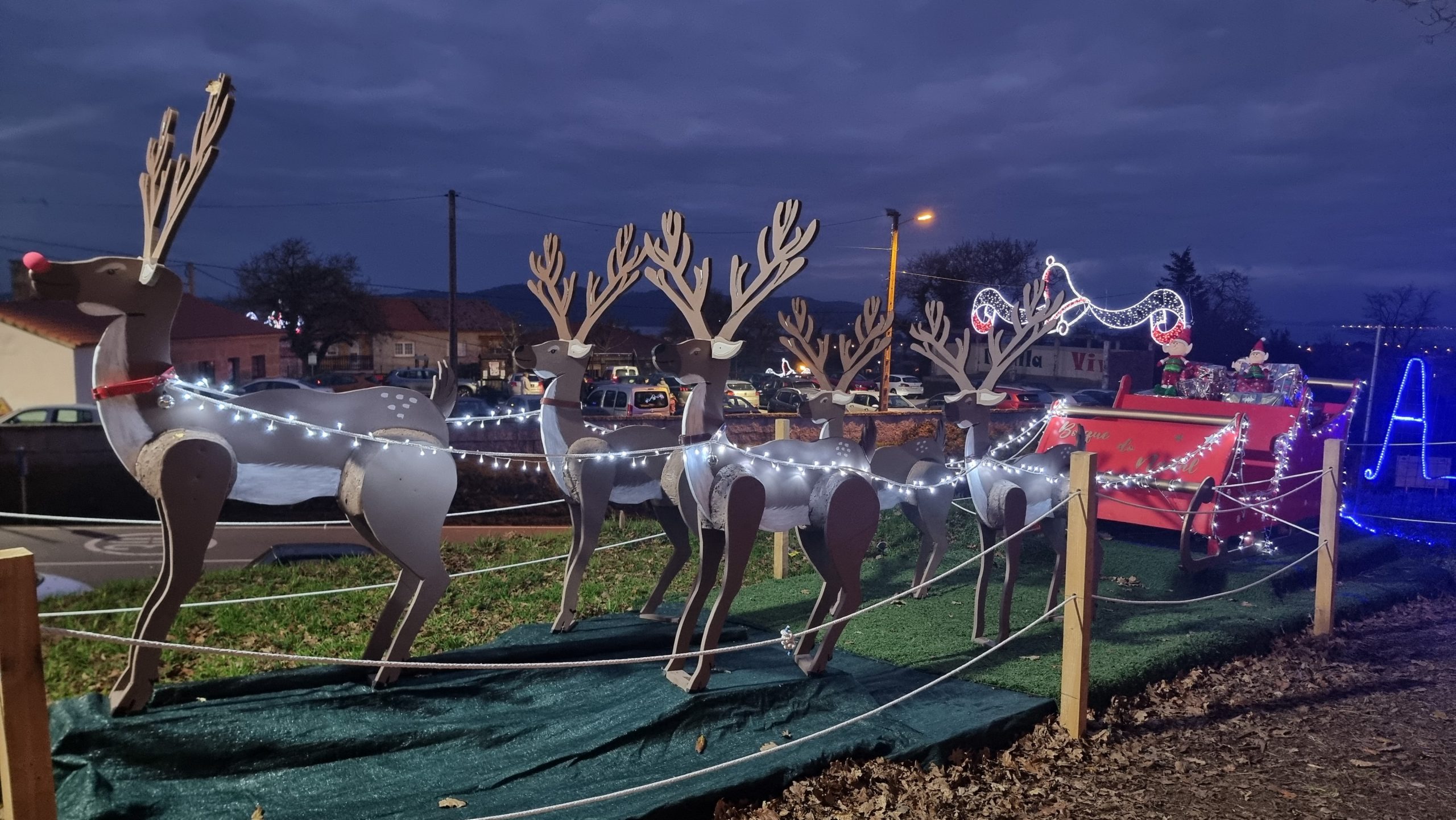 Renos en la aldea de nadal de Noalla