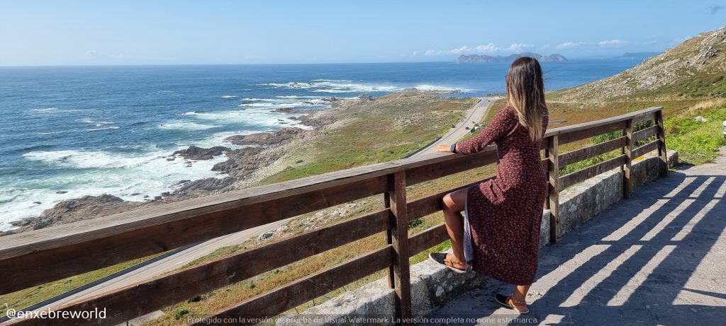 Vistas desde Faro de Cabo Silleiro en Baiona